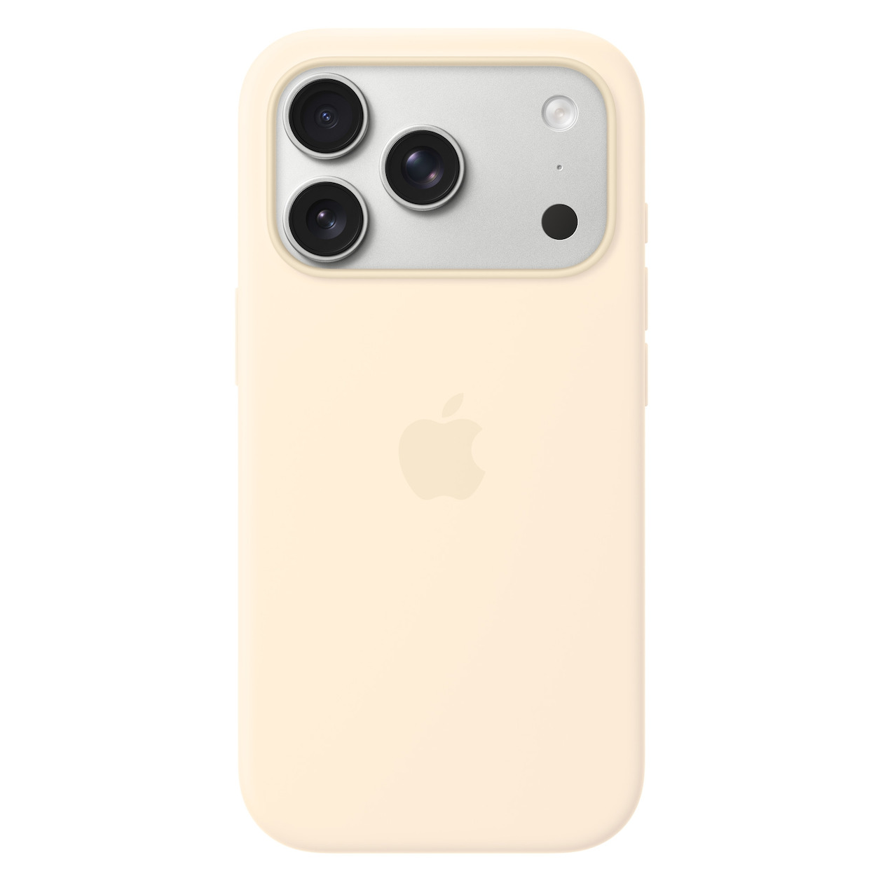 Apple iPhone 17 Pro Max Silicone Case with MagSafe Telefoonhoesje Beige