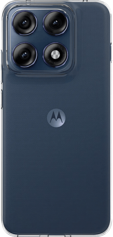 Just in Case Soft Design Motorola Edge 70 Pro Back Cover Transparant