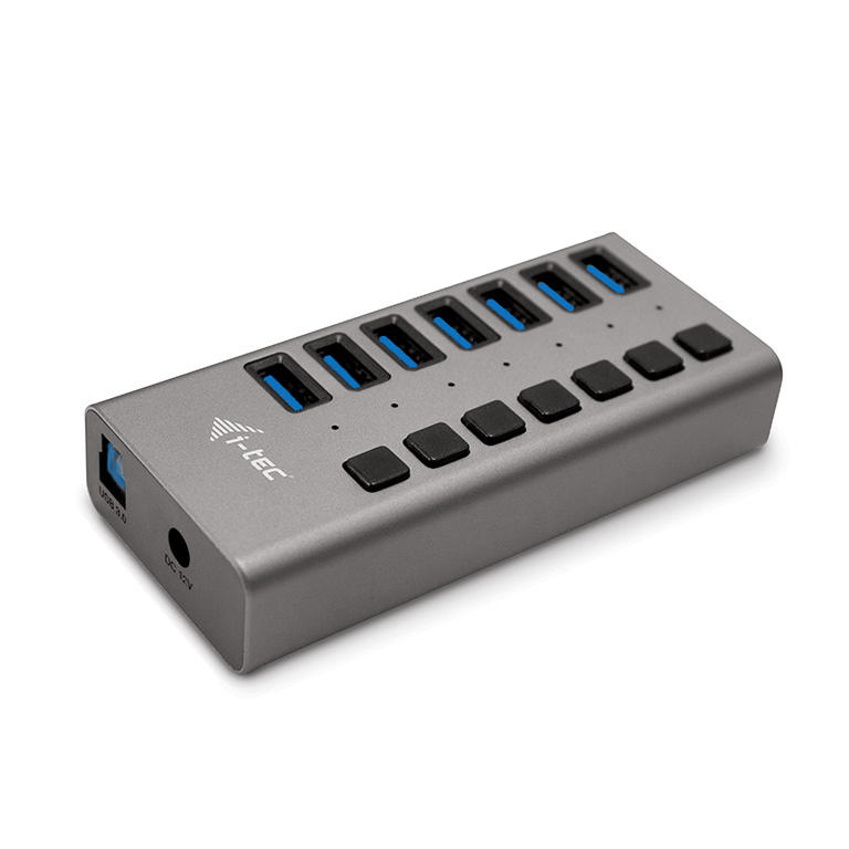 i-tec 7 poorts USB hub + 36w adapter
