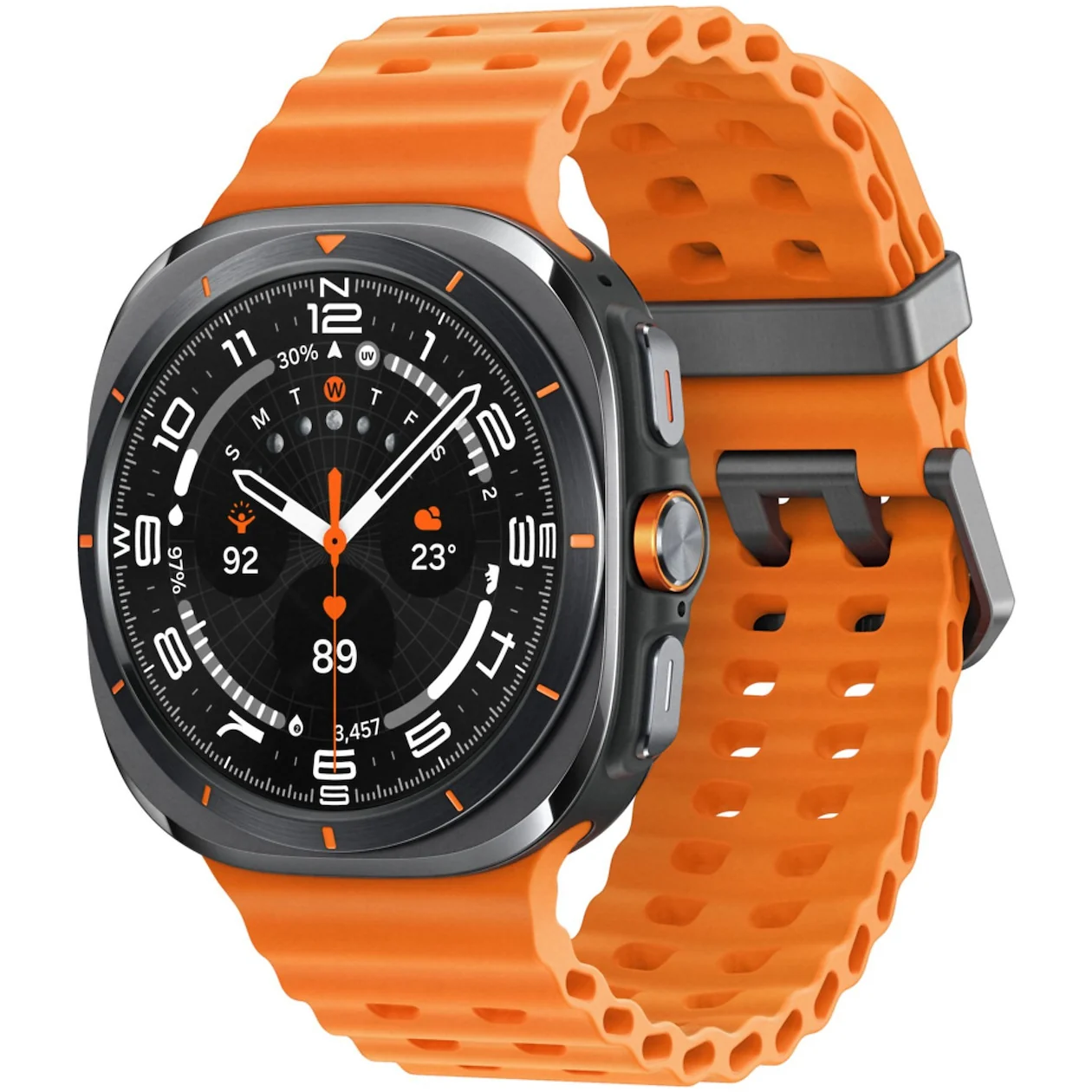 Samsung Galaxy Watch Ultra (2025) 4G Titanium 47mm Smartwatch Grijs