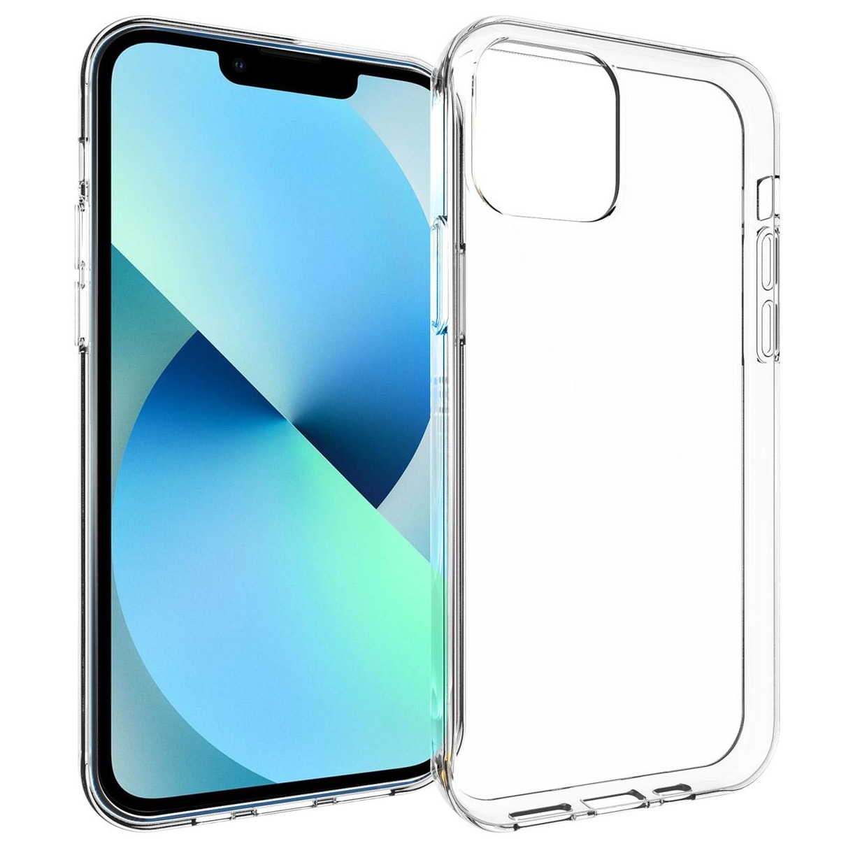 Accezz Clear Case voor Apple iPhone 13 Telefoonhoesje Transparant