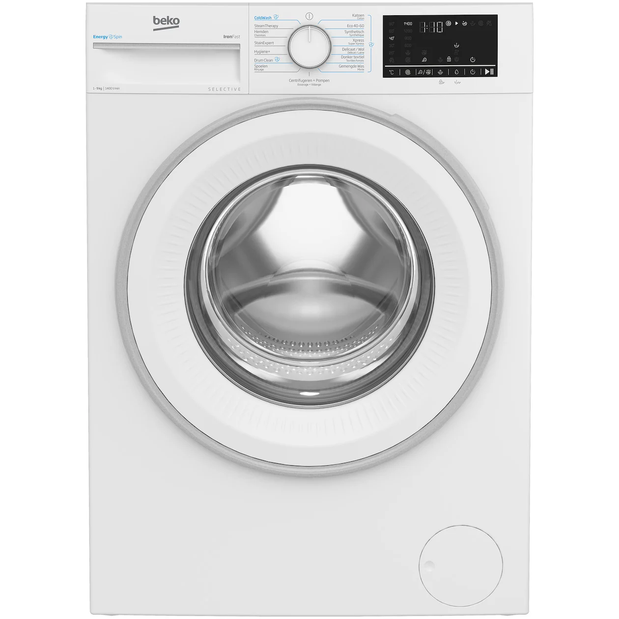 Beko B3WM49410W2 Selective Line EnergySpin Wasmachine Wit
