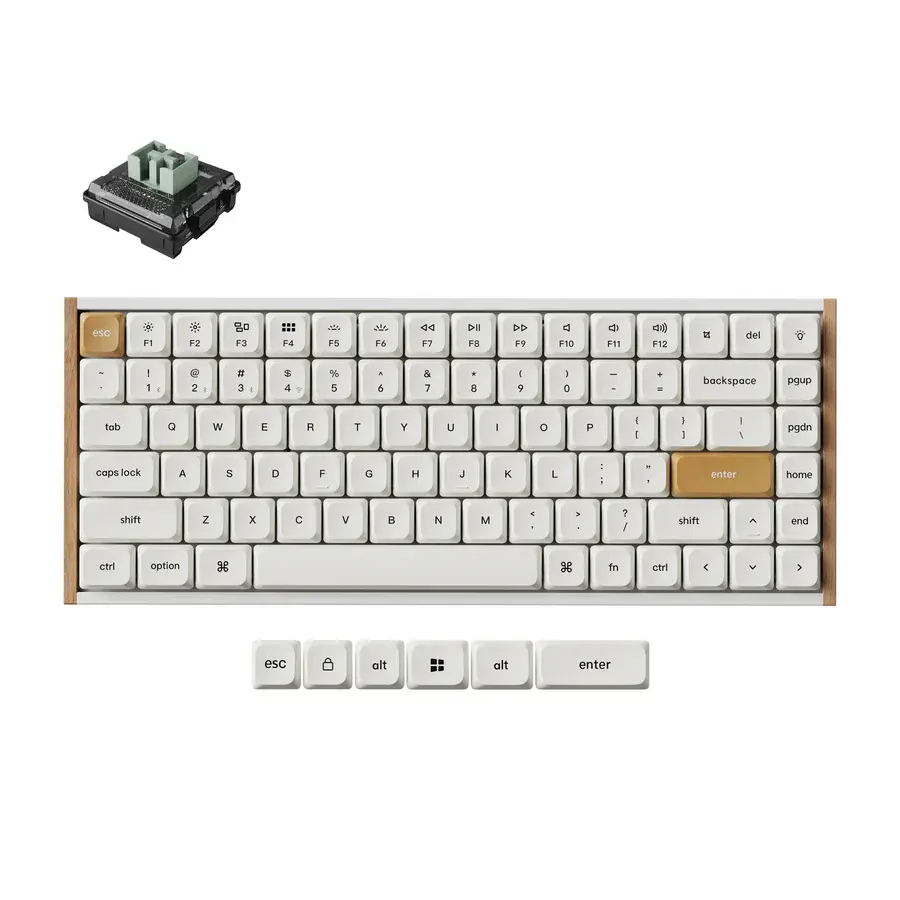 Keychron K3 HE lime toetsenbord