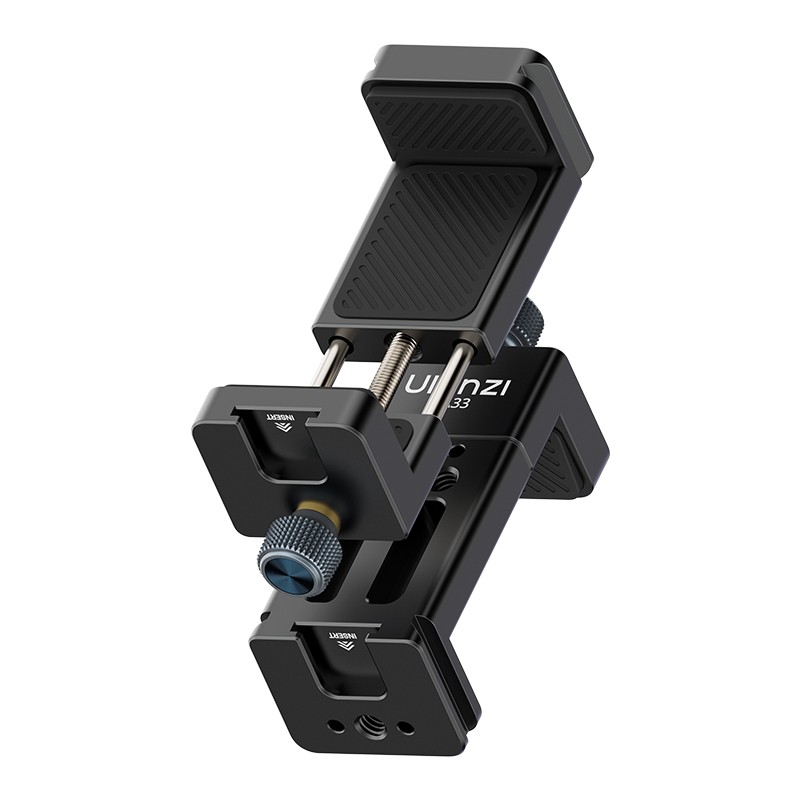 Ulanzi MA33 metalen telefoonhouder met Arca Swiss mount en cold shoe