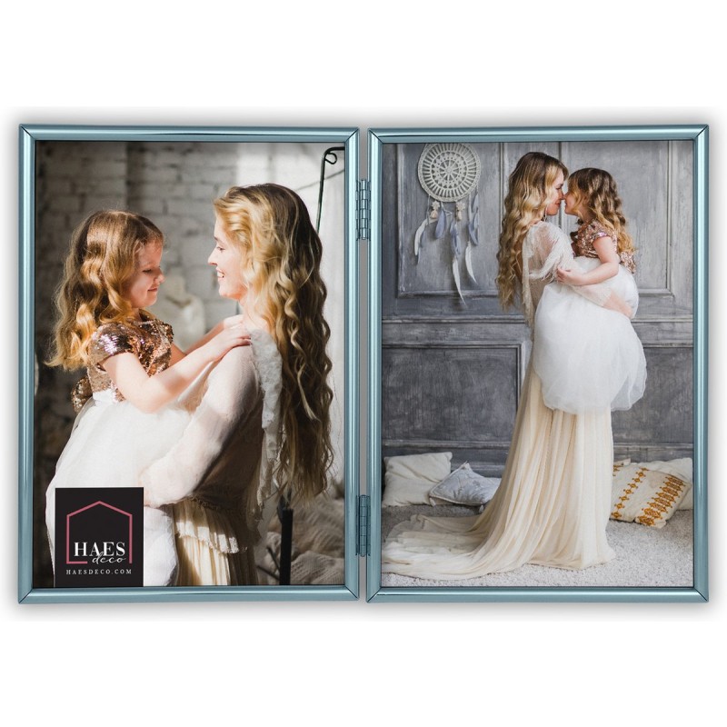 Haes Deco Duo Verzilverde Fotolijst Como voor 2 foto's van 10x15 cm - DVP12115-1