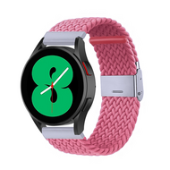 Braided nylon bandje - Roze - Samsung Galaxy Watch - 42mm