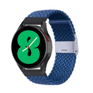 Braided nylon bandje - Blauw - Huawei Watch 5 - 46mm
