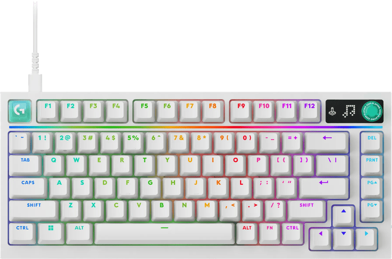 Logitech G316 X 75 Gaming Toetsenbord Wit Qwerty