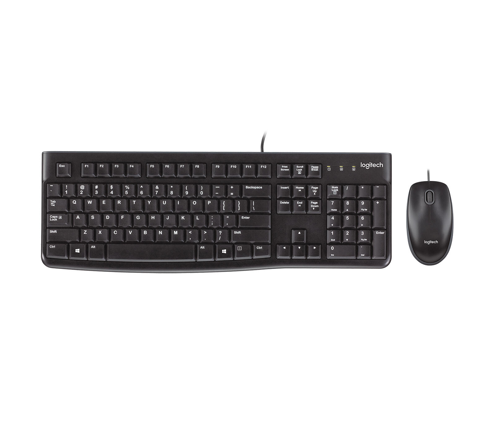 Logitech MK120 desktop zwart