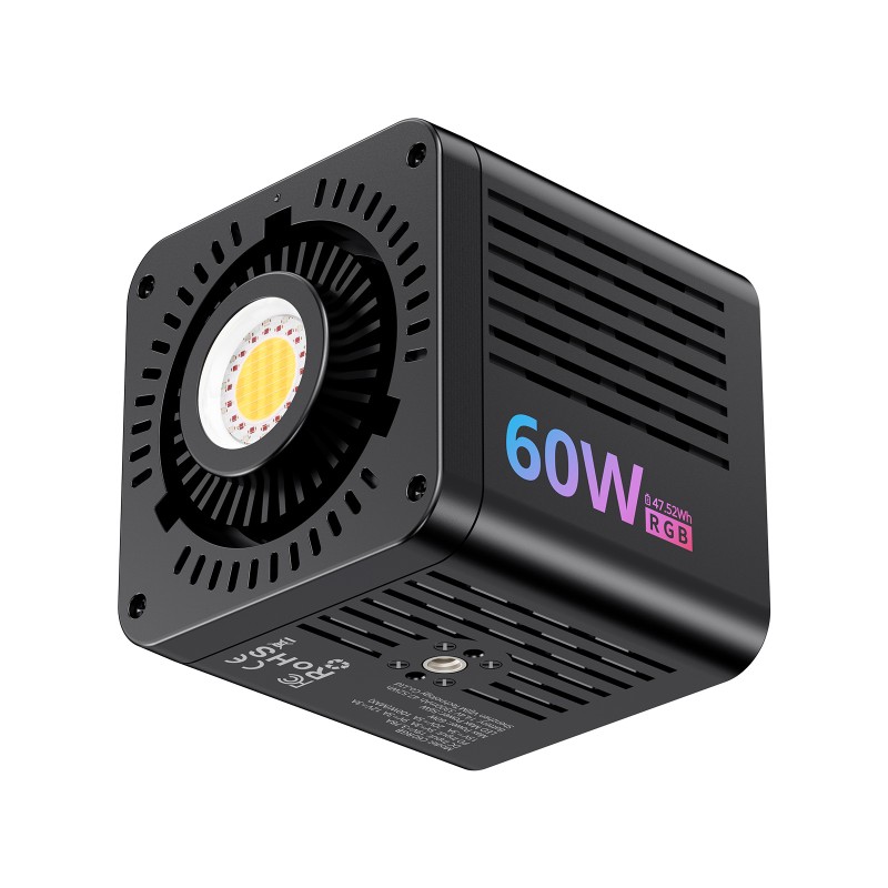 Ulanzi C60RGB 60W RGB videolamp met reflector kit