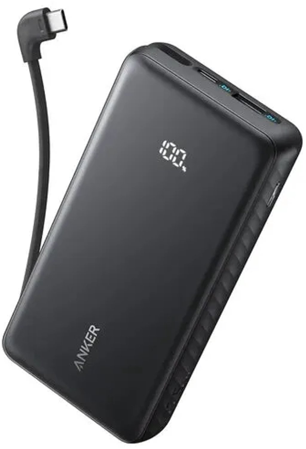 Anker Zolo Powerbank, 20.000 mAh 22,5W Max Draagbare Lader, USB-C In- en Output Snelladen Accupack, Slank Reismaatje