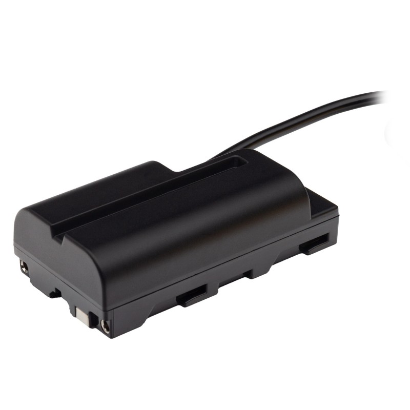 Dummy accu Sony NP-F550/NP-F970 met D-Tap aansluiting