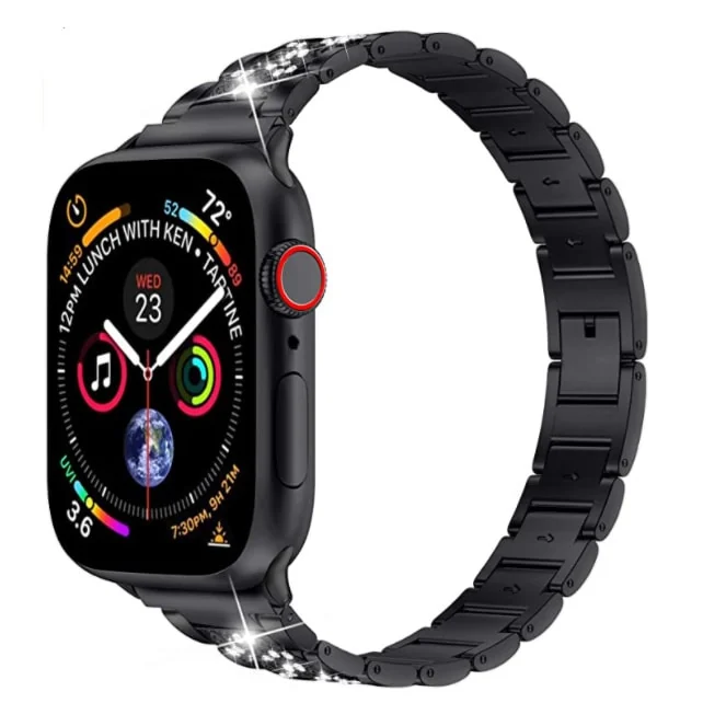 Apple Watch Stalen bandje 38-40-41mm - Zwart