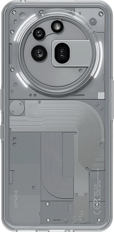 Just in Case Soft Design Nothing Phone (3a) Pro Back Cover Transparant