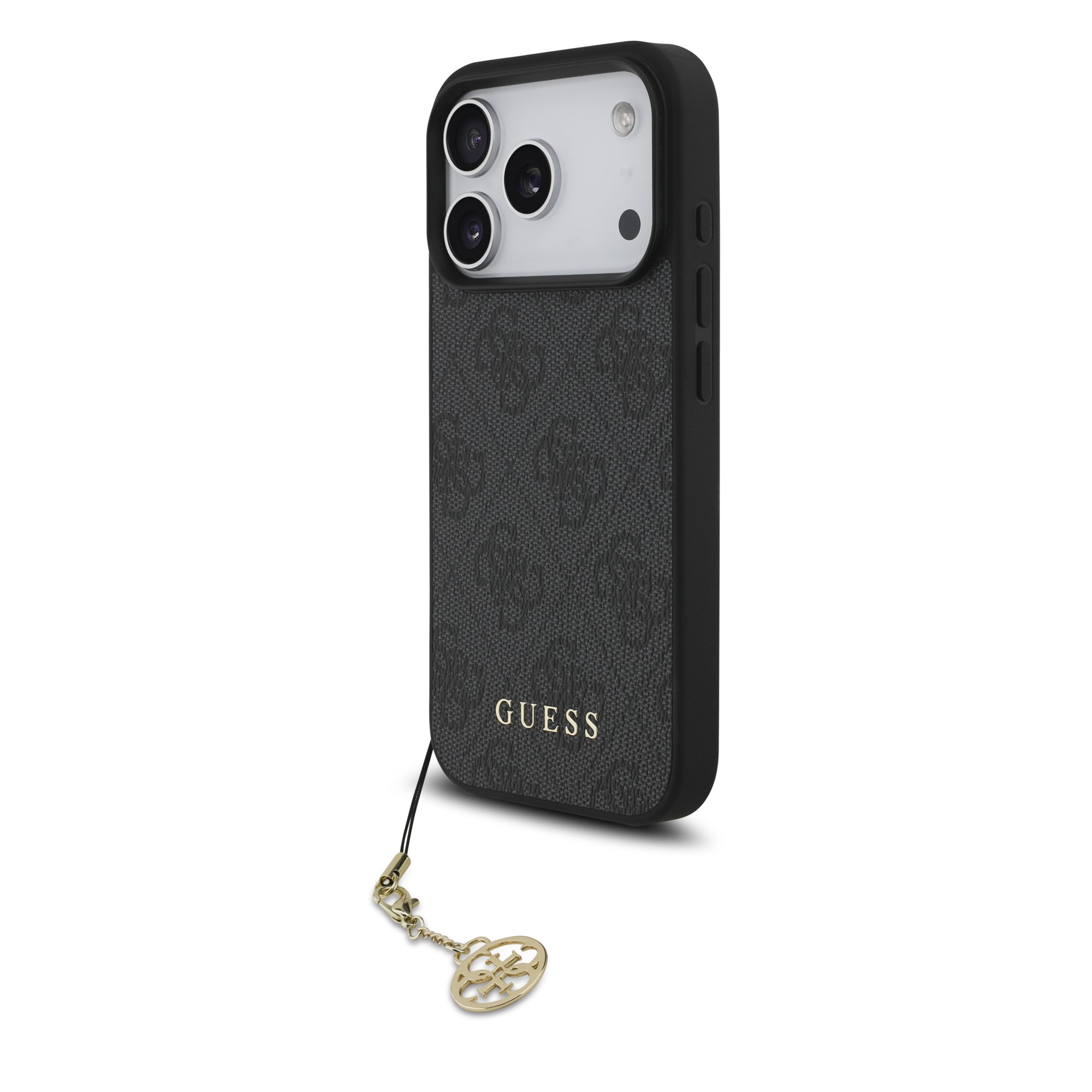 Guess 4G Charm MagSafe Hoesje iPhone 17 Pro / 18 Pro - Grijs