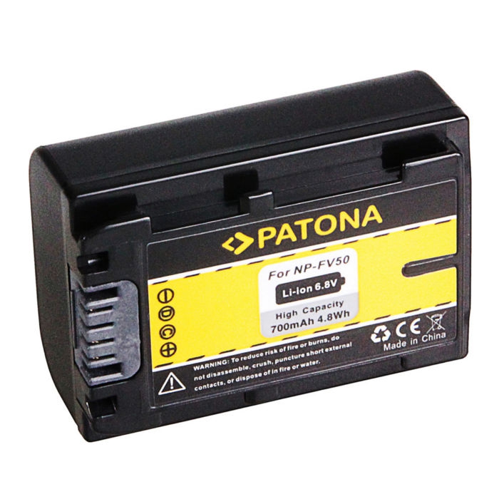 Sony NP-FV30 / NP-FV50 / NP-FV100 accu (Patona)
