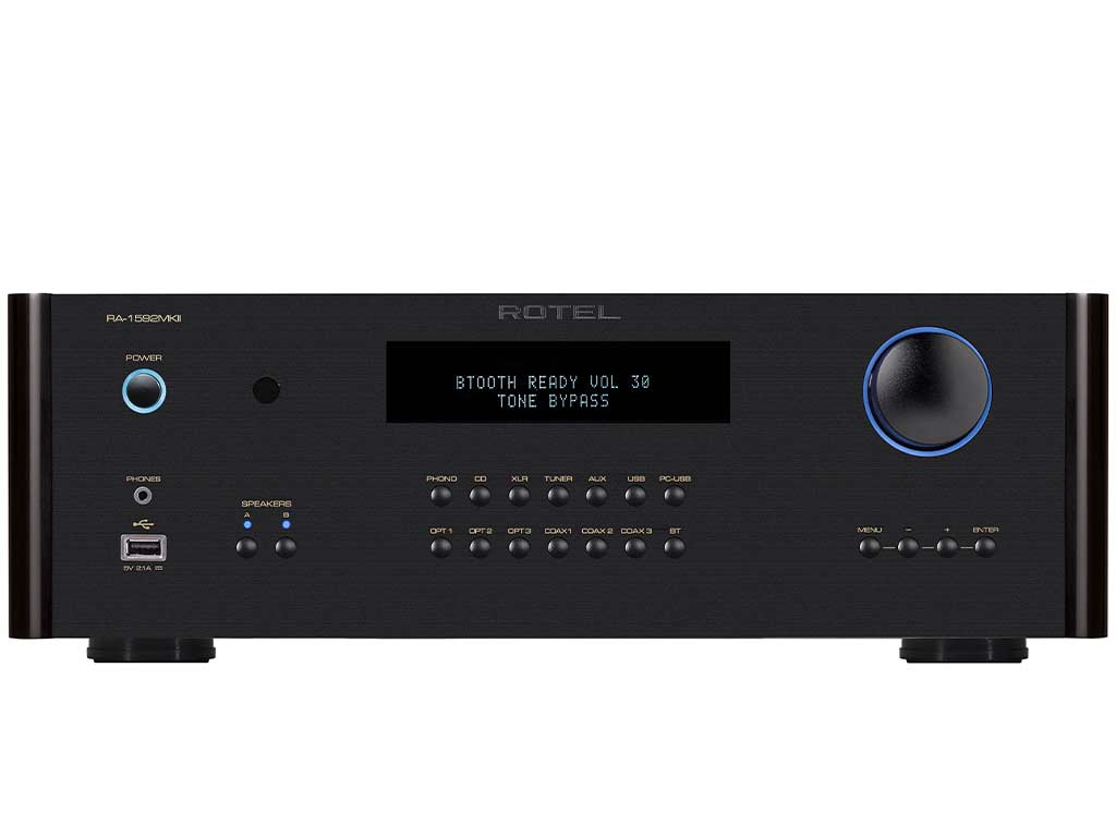 Rotel RA-1592 MKII stereo versterker zwart