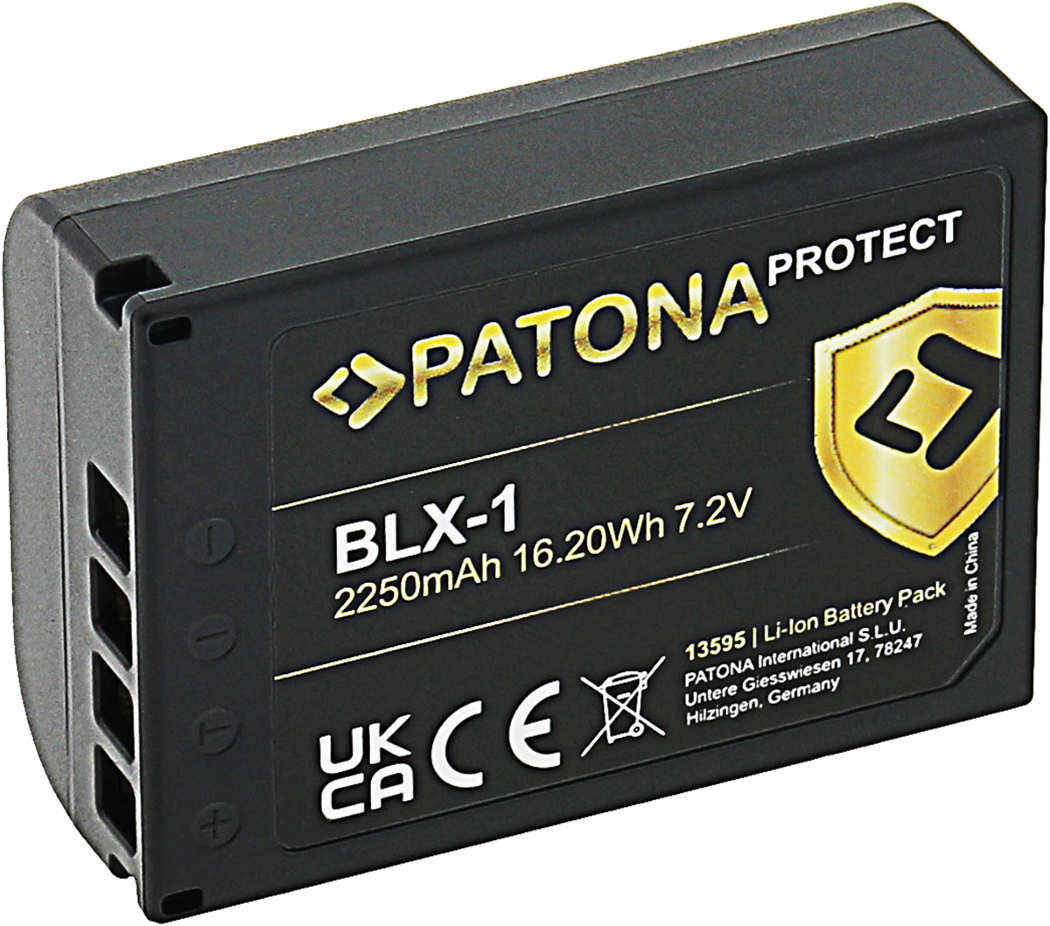 Olympus OM-1 accu BLX-1 (Patona Protect)