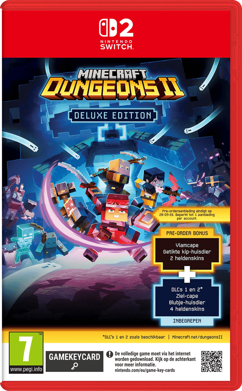 Minecraft Dungeons II Deluxe Edition Nintendo Switch 2