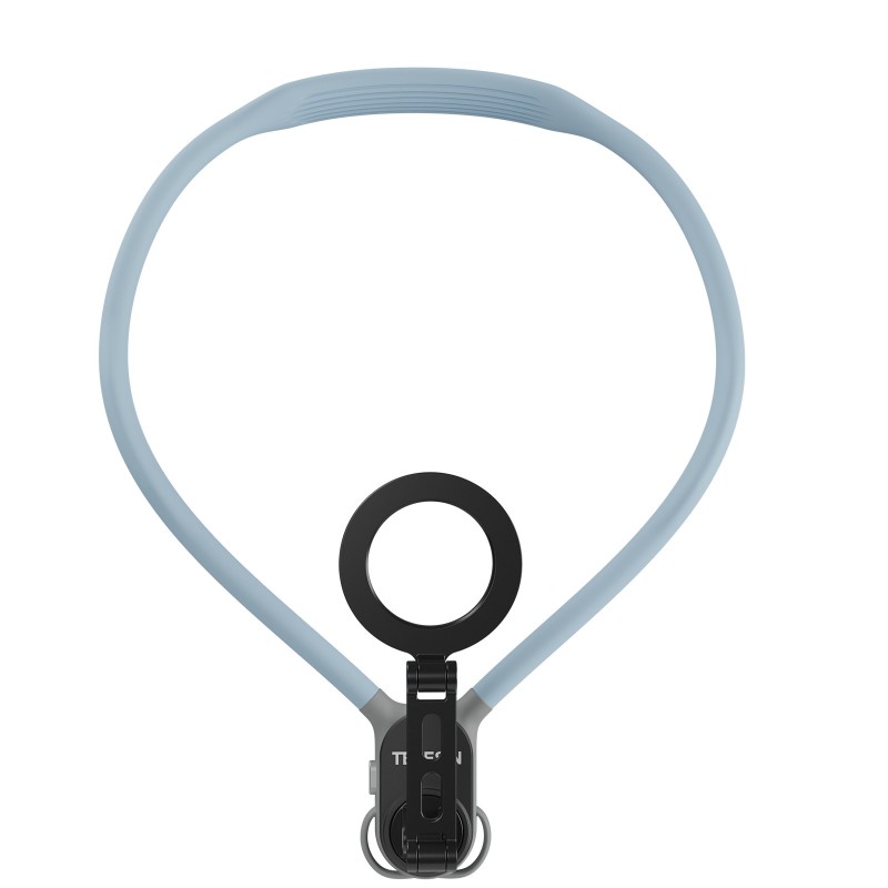 Telesin MagSafe smartphone nekmount extra groot - sky blue