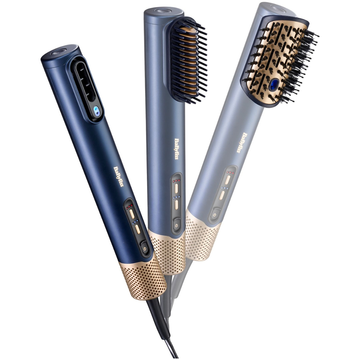 Babyliss AS6550E Wet to Dry 3-in-1 Air Wand Föhn & Styler Haardroger Blauw