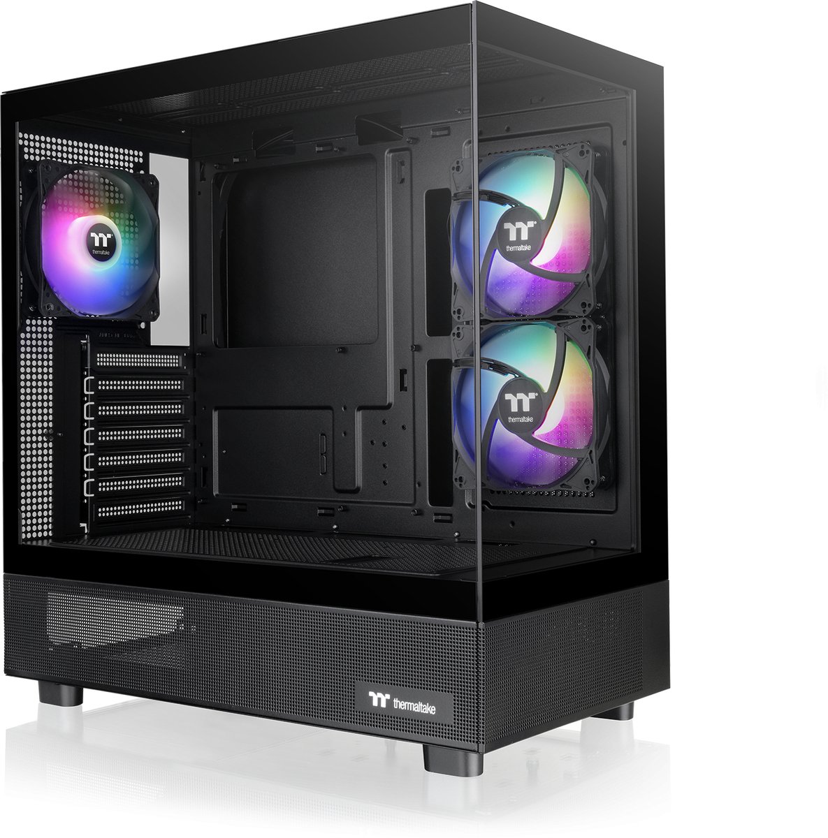 Thermaltake View 270 Plus TG ARGB Mid - PC Case - Gehard Glas - 3x120mm Ventilator - Zwart