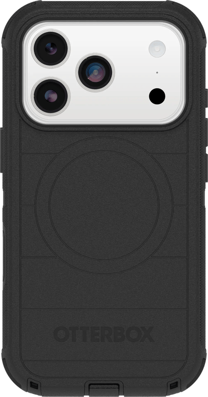 OtterBox Defender Pro iPhone 17 Pro Back Cover met MagSafe Magneet Zwart