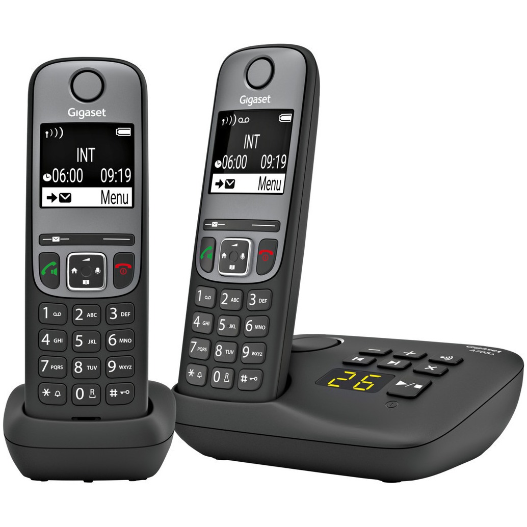 Gigaset A705A Duo Huistelefoon Zwart