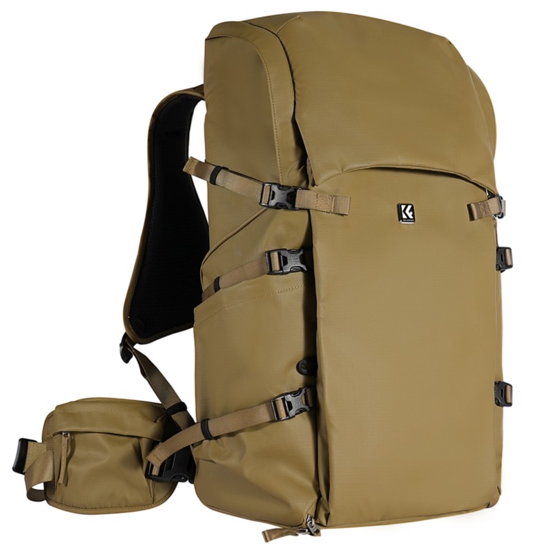 K&F Concept Backpack 40L foto rugzak champagne voor camera en 15 inch laptop