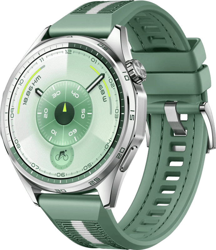 Huawei Watch GT 6 46 mm Zilver/Groen