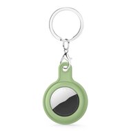 AirTag case gel series - sleutelhanger met ring - mint groen