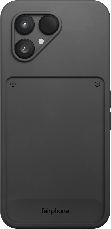 Fairphone 6 / 6+ Protective Back Cover Zwart