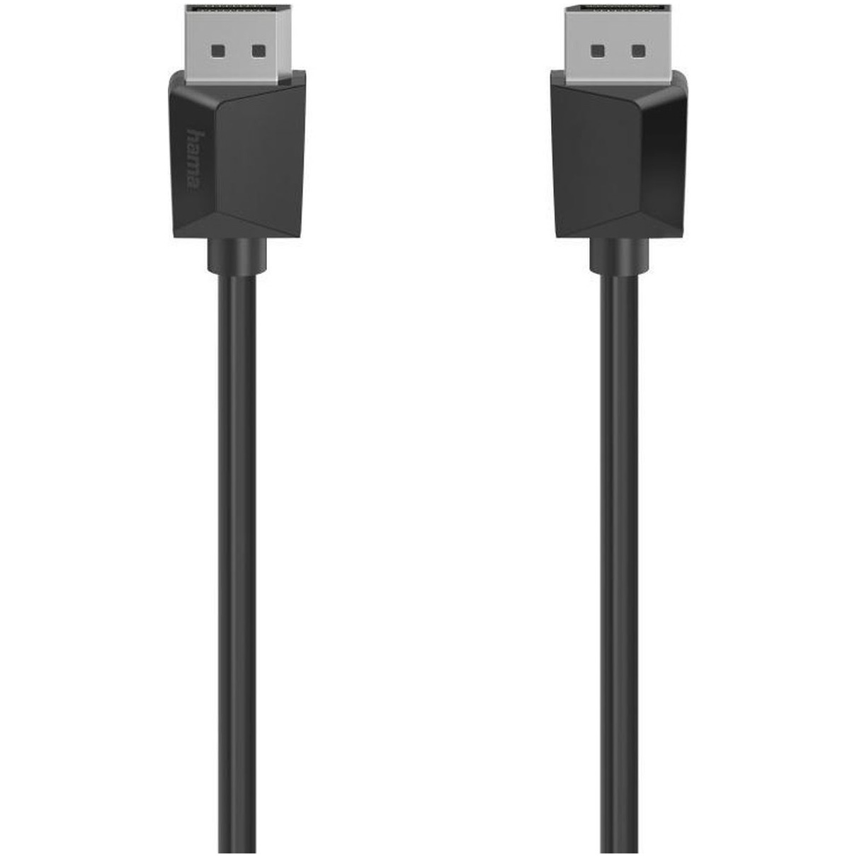 Hama DisplayPort-kabel, DP 1.2, Ultra-HD 4K, 1,5 m Optische kabel Zwart