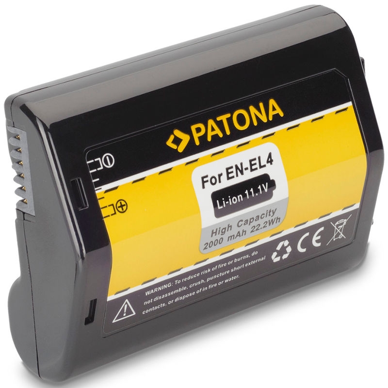 Nikon EN-EL4 / EN-EL4a accu (Patona)