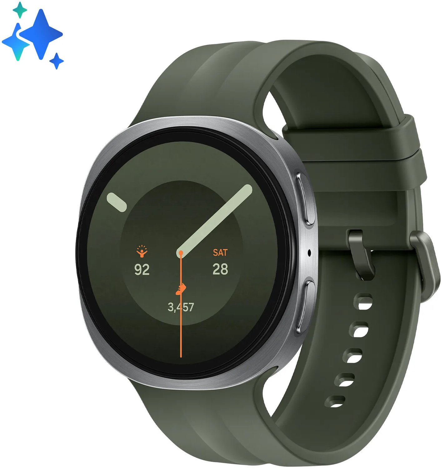 Samsung Galaxy Watch9 - smartwatch - 44mm - Wifi - GPS - Zilver