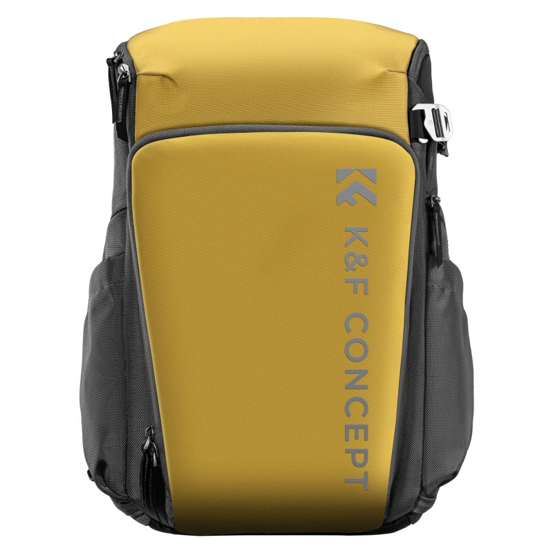 K&F Concept Alpha Air camera rugzak 25L met variabele vakindeling en regenhoes - geel
