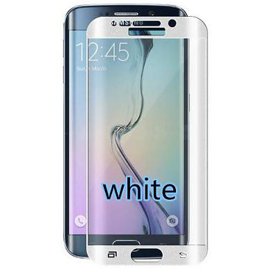 Glazen screen protector voor Samsung Galaxy S7 edge wit