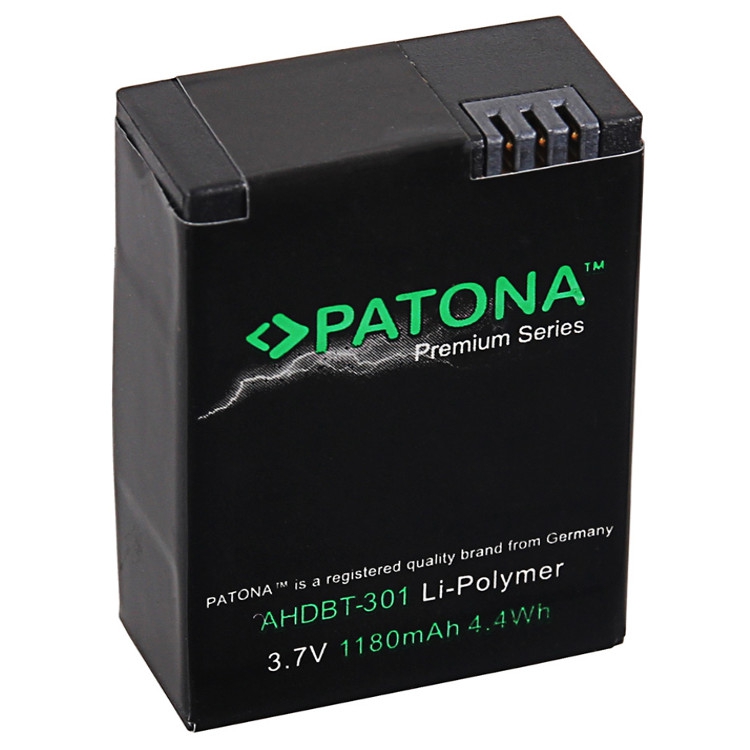 GoPro Hero 3 (Plus) accu AHDBT-301/302 (Patona Premium)
