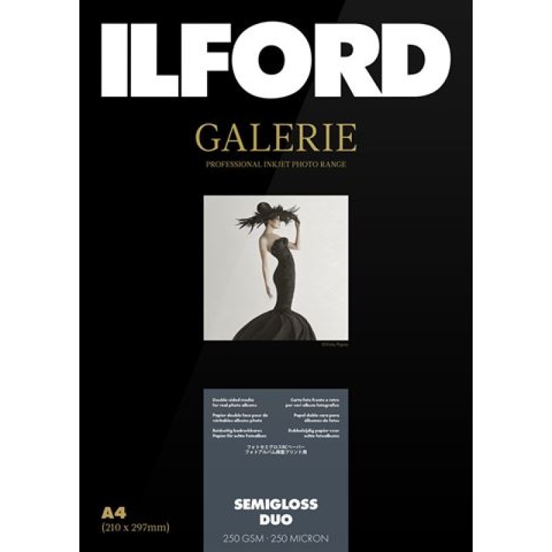 Ilford Galerie Semigloss Duo 250g A4 100 Vel