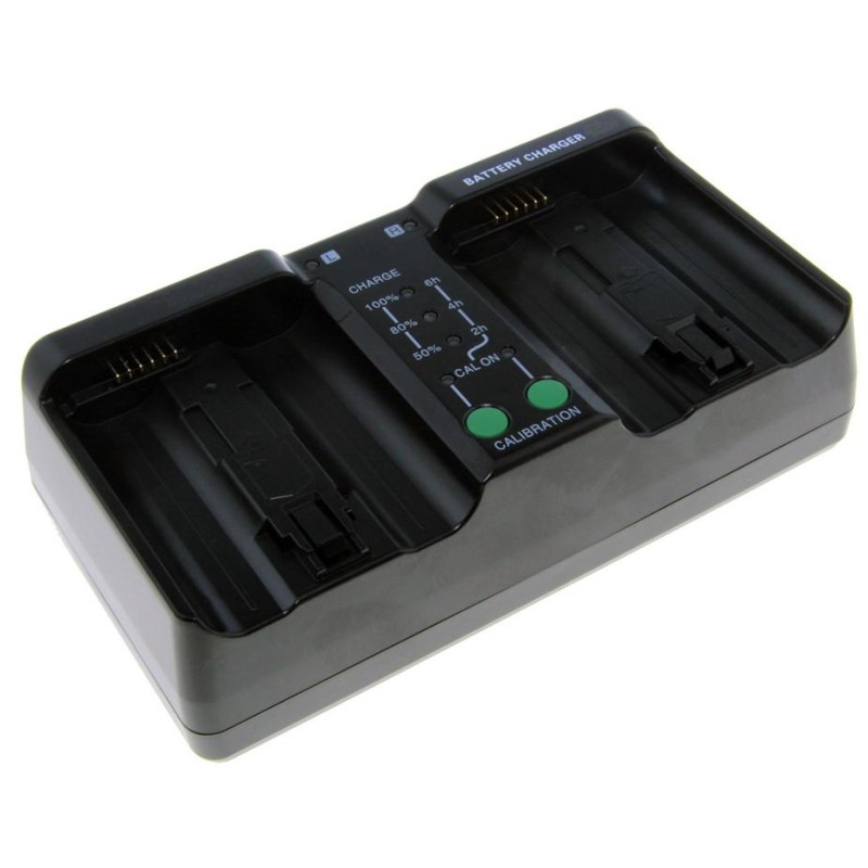 Duo oplader voor 2 camera accu's Canon LP-E4, LP-E4N en LP-E19