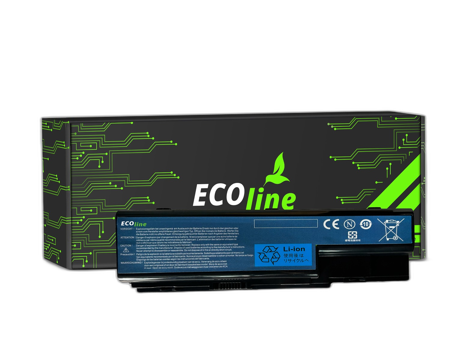EcoLine - AS07B31 AS07B41 AS07B51 Batterij voor Acer Aspire 5520 AS07B31 AS07B32 / 11.1V 4400mAh