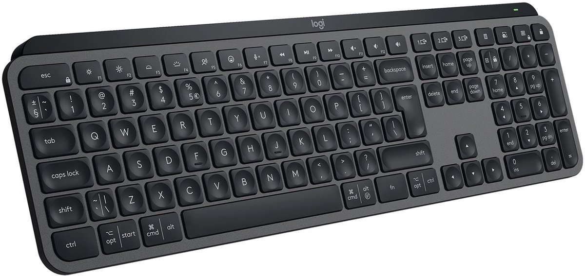 Logitech MX Keys S - Toetsenbord - Draadloos - QWERTY ISO - Grijs