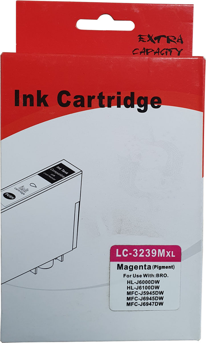 Huismerk Brother LC-3239XLM cartridge magenta