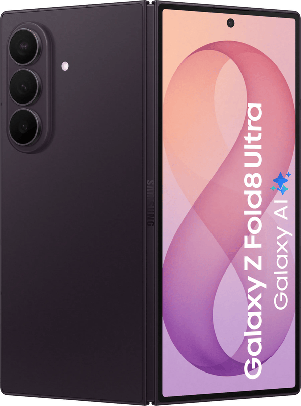 Samsung Galaxy Z Fold 8 Ultra 512GB Paars 5G