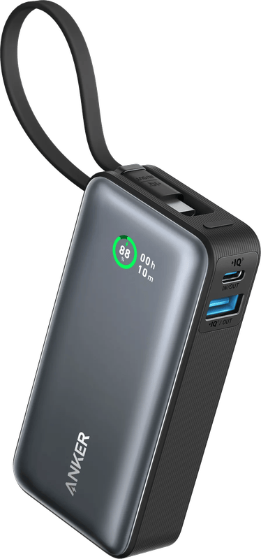 Anker Nano Power Bank 10.000 mAh met Snelladen Zwart