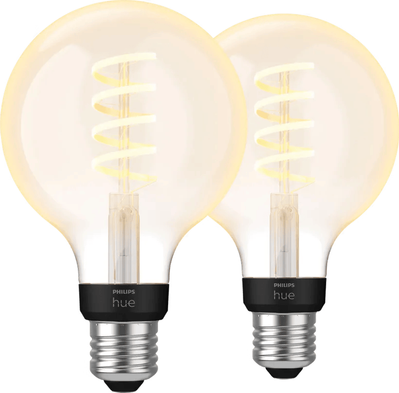 Philips Hue Filamentlamp White Ambiance Globe E27 2-pack