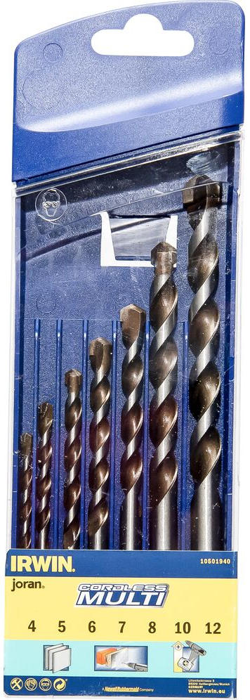Irwin multimateriaalboren set 7-delig