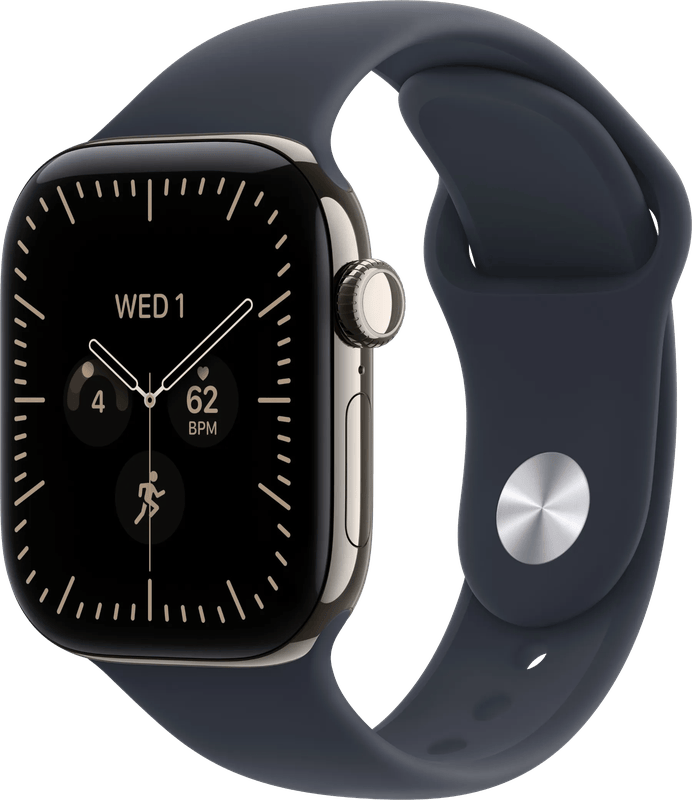 Apple Watch Series 12 Cellular 42mm Titanium Naturel Sportband M/L