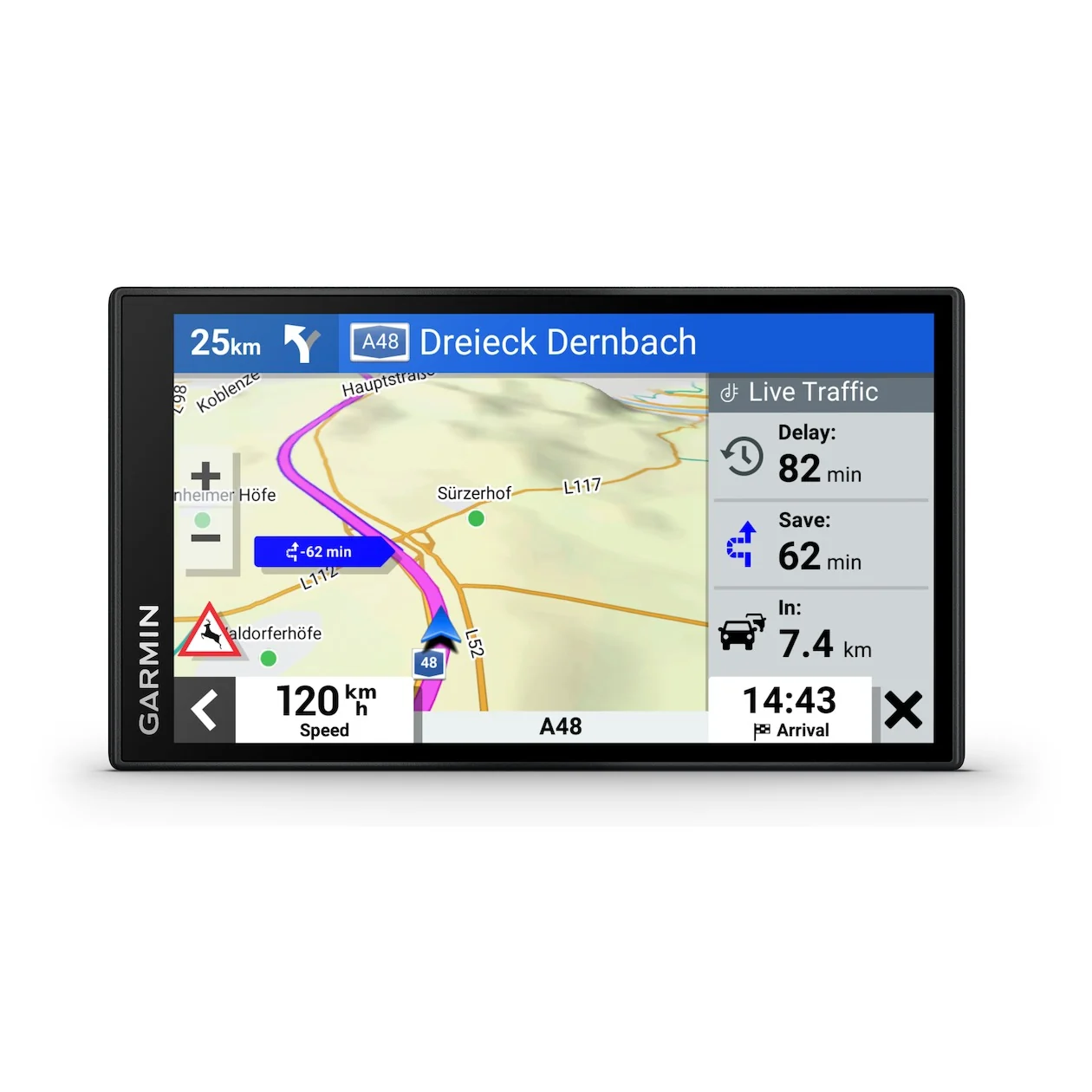Garmin DriveSmart 66 MT-S Autonavigatie Zwart
