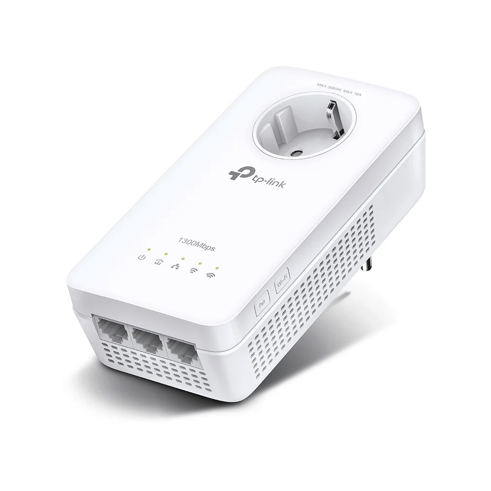 TP-Link TL-WPA8631P AV1300 Gigabit Passthrough Powerline ac Wi-Fi Extender Powerline Wit